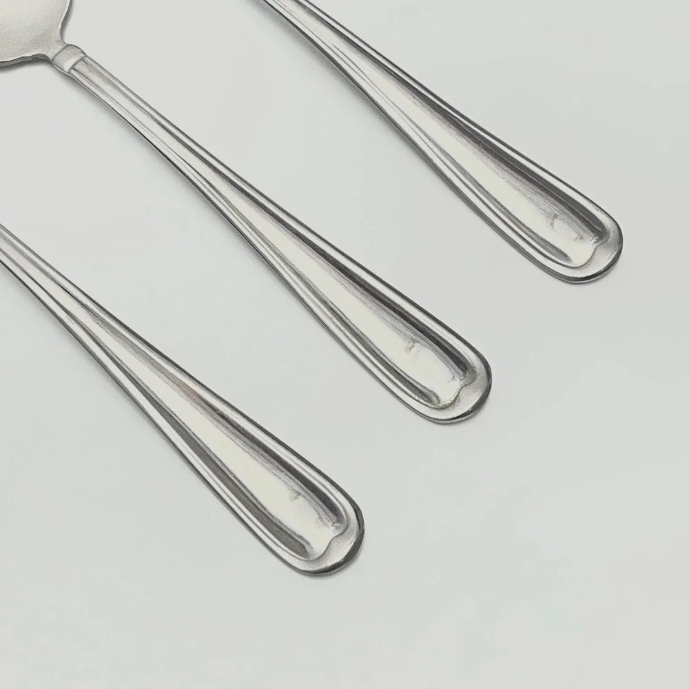 Allure Stainless By Cambridge Flatware Silverware Set Of 3 Teaspoons Retired